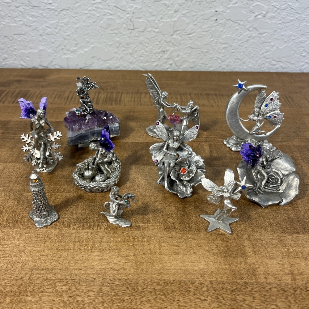 CCI Comstock Creations‎ Lot Of Pewter Fairy Fantasy Figures Figurines